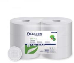Lucart Toalettpapír 2 rétegű közületi átmérő: 26 cm 6 tekercs/karton 26 J Eco_ fehér (812207) (812207)