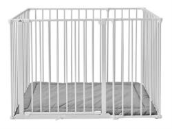 Babydan Supreme olaf rectangle járóka és térkorlát matraccal fehér bd79114-10400-1300-10