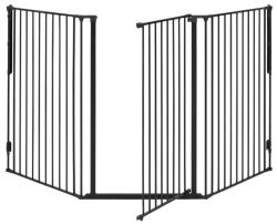 Baby Dan Dogspace rocky l térkorlát kutyáknak extra magas 105cm fekete bd20516-5600-1-10