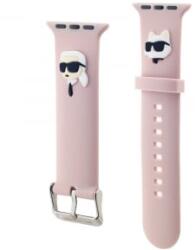 Karl Lagerfeld Karl and Choupette Head NFT Apple Watch 38/40/41mm szíj, rózsaszín (KLAWMSLKCNP) (KLAWMSLKCNP)