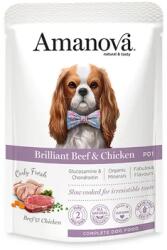  Amanova Dog GF Pouch Adult Brilliant Beef & Chicken P01 300 g