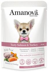  Amanova Dog GF Pouch Adult Tasty Salmon & Turkey P06 100 g - petlegio