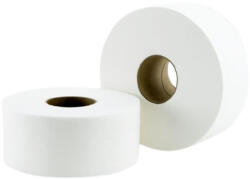  Toalettpapír, 2 rétegű, nagytekercses, 100 méter, 19 cm átmérő, hófehér (KHH890)