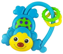 Baby Mix Gyermek zenélő csörgő Baby Mix majmocska kék