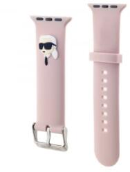 Karl Lagerfeld Karl Head NFT Apple Watch 38/40/41mm szíj, rózsaszín (KLAWMSLKNP) (KLAWMSLKNP)