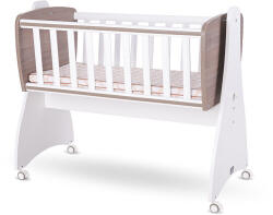 Lorelli First Dreams ringatható bölcső 105x55 - White / Coffee New