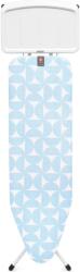 Brabantia Solid Steam Unit Holder vasalódeszka 1240x380mm - B méret, fix vasalótálca gőzállomásokhoz, D=22mm fehér váz, PerfectFlow friss fuvallat huzat - 244100 (244100) Vasalódeszka
