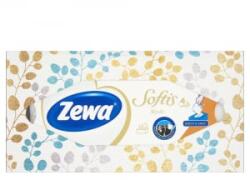 Zewa Papírzsebkendő 4 rétegű 80 db/csomag Softis Style NaturalSoft (C54405) (C54405)