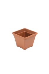 Flair Sydney 61311 terra 15x15 cm szögletes virágcserép (61311) - officedepot