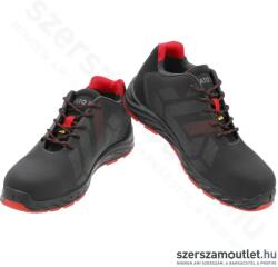 TOYA PLATO S3S ESD S. Munkavédelmi cipő 40-es (Fekete/Piros) (YT-80661) (YT-80661)