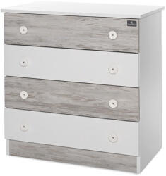 Lorelli Komód - White & amp; Artwood -új