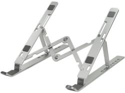 LogiLink AA0134 Összecsukható notebook állvány Silver, 242257, Notebook hűtő / Állvány (77611693D087)