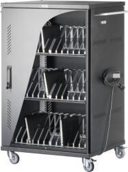 TECHLY I-CABINET-36D12ATY tároló/töltő kocsi és szekrény mobileszközökhöz Tárolószekrény mobileszközökhöz Fekete (I-CABINET-36D12ATY) (I-CABINET-36D12ATY)