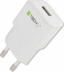 TECHLY IPW-USB-21EC mobiltelefon töltő GPS, MP3, PDA, Okostelefon, Táblagép Fehér Váltakozó áram Beltéri (022373) (022373)