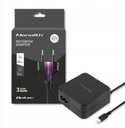 Qoltec Hálózati adapter 65W 5-20.3V 2-3.25A Usb Type-C Pd (51027)