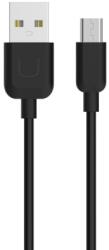 USAMS U-TURN USB-A apa - Micro USB apa 2.0 Adat és töltőkábel - Fekete (1m) (US-SJ098-BK) (US-SJ098-BK)