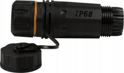 TECHLY IWP-MD C6A-IPGLT csatlakozó átlakító RJ45 Fekete (IWP-MD C6A-IPGLT) (IWP-MD C6A-IPGLT)