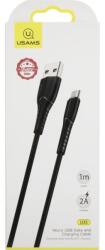 USAMS SJ365USB01 microUSB - USB-A töltőkábel 2A, 100cm (1399493) (SJ365USB01) (SJ365USB01)