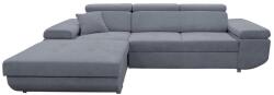 Filex CASTELO L-alakú, ággyá alakítható sarokülőgarnitúra ágyneműtartóval, balos, sötétszürke MAXIMO NEW (GANS) LEFT (FF0035)