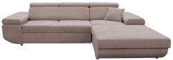 Filex CASTELO L-alakú, ággyá alakítható jobb oldali sarokkanapé tárolóval, bézs MAXIMO NEW (GANS) RIGHT (FF0036)