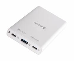 Swissten 22013345 Univerzális Notebook töltő 60W (SW-TCH-60W-PD30-QC30-W) (SW-TCH-60W-PD30-QC30-W)