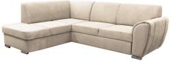 Filex SERPA balos L alakú kihúzható sarokkanapé tárolóval, bézs DORIS LEFT (FF0007)