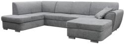 Filex SERPA U-alakú, ággyá alakítható balos sarokülőgarnitúra tárolóval, szürke DORIS U LEFT (FF0009)