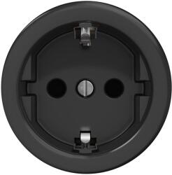 Kliklap Kliklap - Vintage otthoni aljzat keret nélkül SCHUKO 230V/16A fekete KA0107 (KA0107)