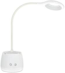 Kobi LED Dimmelhető flexibilis újratölthető asztali lámpa LUSIA LED/5W/5V 3000/4000K 1200 mAh fehér KB0524 (KB0524)