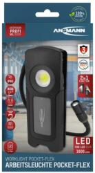 ANSMANN 1600-0565 Worklight-WL1500R-Pocket-Flex LED Munkalámpa Akkuról üzemeltetett 1600 lm (100349126) (100349126)