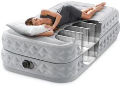 Intex Supreme Air-Flow Felfújható Vendégágy 99x191x51cm (64488) - Egyszemélyes Prémium Légágy Beépített Elektromos Pumpával, Kiemelkedő Kényelem és Légáteresztés