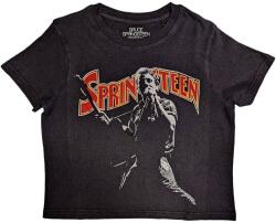 Bruce Springsteen Stage Pose Black M Дамски Риза (SPRINGCT05LB02)
