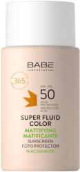 Laboratorios Babé BABÉ Super Fluid színezett mattító fényvédő SPF50 (50 ml) - ekozmetikum