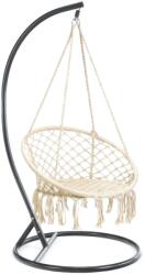  Bézs KOLUMBIA függőfotel fekete állvánnyal