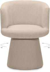 Forgatható design szék YATO, bézs Loop 04