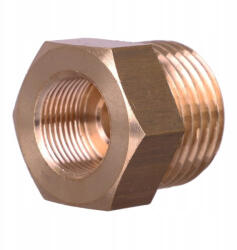 MTM Hydro sárgaréz termosztát adapter 1/2" külső menetről - M14 x 1 belső menetre alakít át