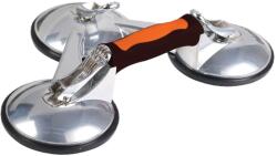 CRIANO Ventuza tripla pt. gresie, sticla, faianta profesionala cu corp din Aluminiu Ø123mm, 160kg - CNO-ALUV3 (CNO-ALUV3) - albertool