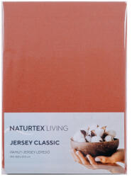Naturtex Jersey gumis lepedő Terracotta 140-160x200 cm