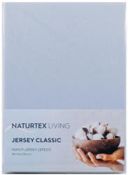 Naturtex Jersey gumis lepedő Sky Blue 90-100x200 cm