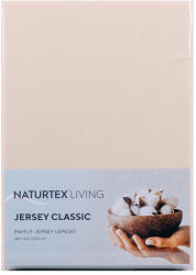 Naturtex Jersey gumis lepedő Peach 140-160x200 cm