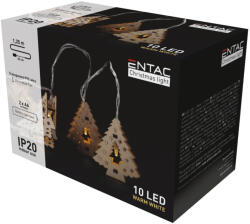 Entac Karácsonyi Beltéri Fa Karácsonyfa 10 LED meleg fehér 1, 65m (ECL-WCT-10WW)