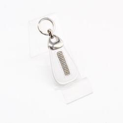 Lewitzky fehér lakk csepp swarovski köves kulcstartó