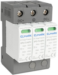 Elmark T1+T2 3P SPD DC 1500V 12.5kA Elmark (ELM 64311)