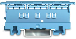 Wago 221-500/000-006 Rögzítő-távtartó - 221 sorozat - 4 mm2 - kalapsínre/csavaroros szereléshez - kék (221-500/000-006)