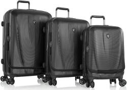HEYS Vantage Smart Luggage S, M, L Black - sada 3 kufrů Valiza