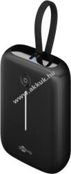 Goobay Powerbank külső akku 10000mAh, USB-C kábellel, 20W, Power Delivery