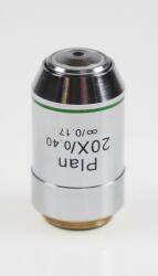 KERN & SOHN OBB-A1250 infinity planakromatikus 20 x / 0, 45 W. D. (2, 41 mm) (sprung) mikroszkóp objektív lencse az OBL és OBN családhoz (OBB-A1250)
