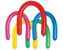 Gemar D6 modellező lufi vegyes színben 100db/csomag Vegyes (LUFI465459)