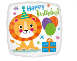 anagram Szülinapi lufi 18" 45cm Happy Birthday (LUFI127865)