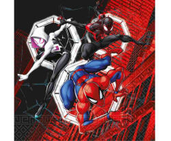 Decorata Party Szalvéta 33x33cm 20db Spiderman, Pókember (LUFI204783)